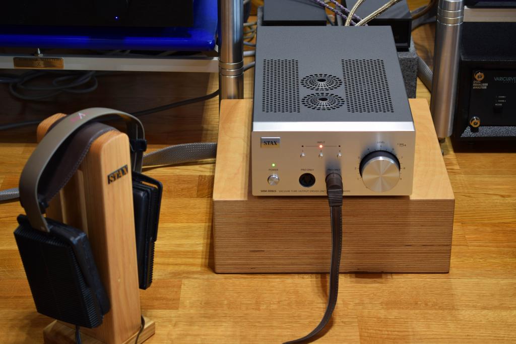 Headphone Stax Lambda Signature | Stax SRM 006tS | qed-audio TRACE high end pre-amplifier